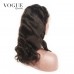 Body Wave Human Hair 13x6 Lace Front  Wigs Natural Color  Virgin Hair